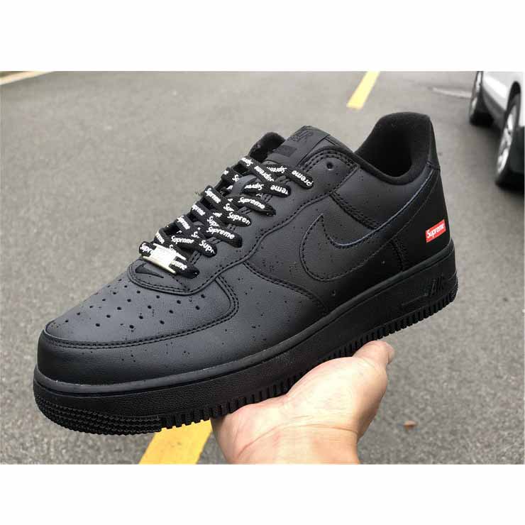 Nike X Supreme Air Force 1 Black - DopestKickz