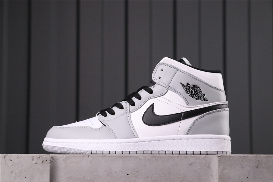 Jordan 1 Mid Light Smoke Grey - DopestKickz