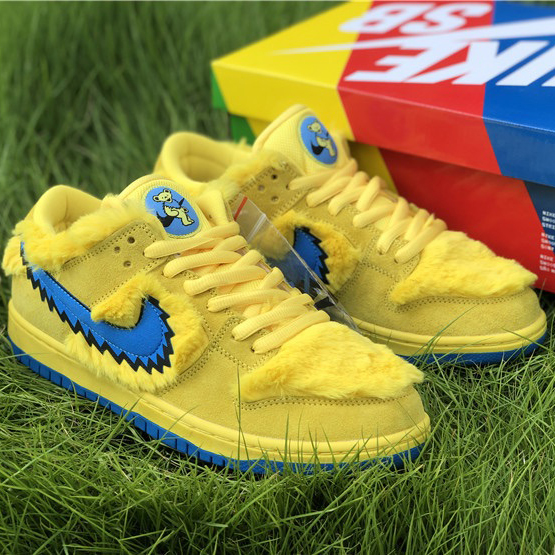 Grateful Dead X Nike SB Dunk Low "Yellow Bear" - DopestKickz