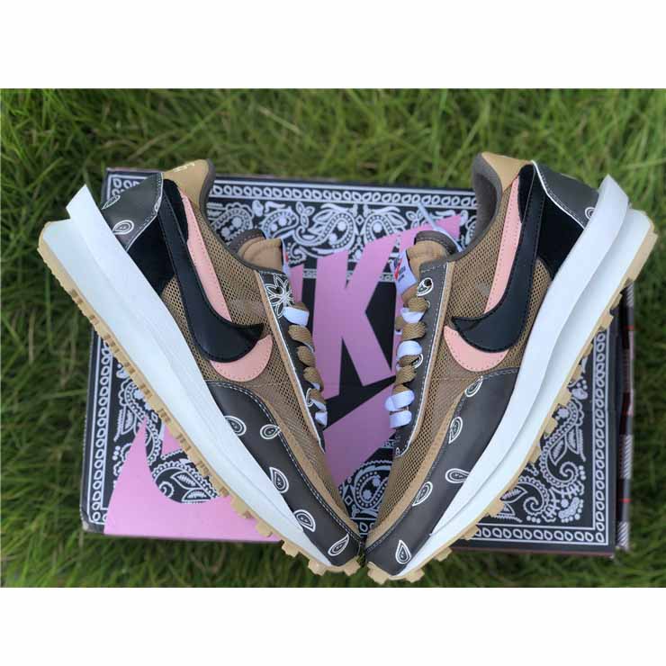 Lvd Waffle Daybreak X Nike Sacai White Brown Grey - DopestKickz