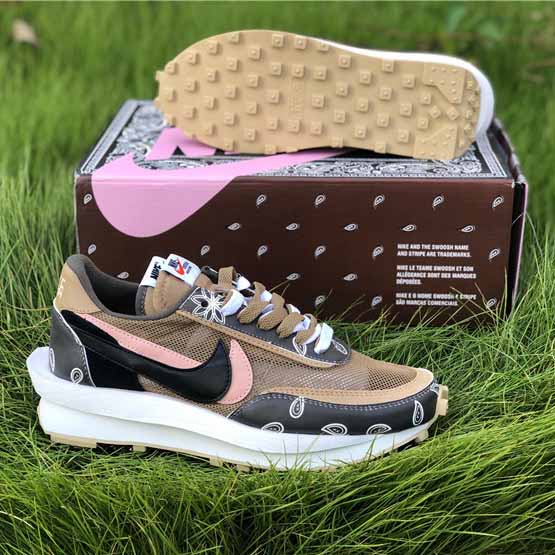 Lvd Waffle Daybreak X Nike Sacai White Brown Grey - DopestKickz