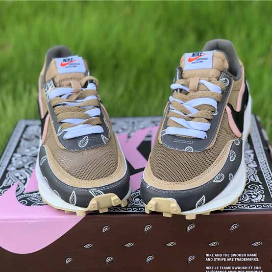 Lvd Waffle Daybreak X Nike Sacai White Brown Grey - DopestKickz