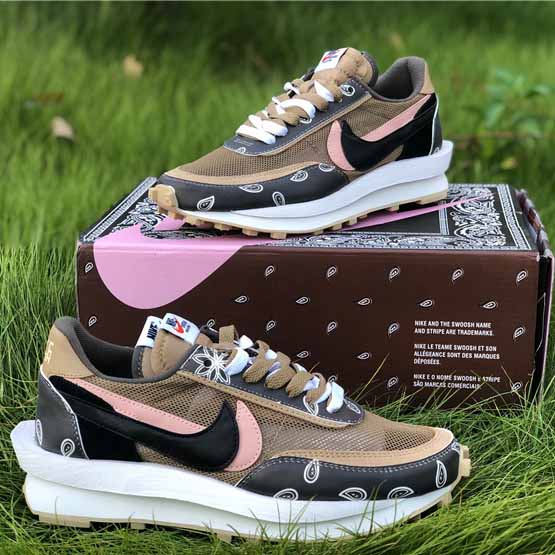 Lvd Waffle Daybreak X Nike Sacai White Brown Grey - DopestKickz