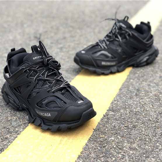 Balenciaga Track Trainers In Black - DopestKickz