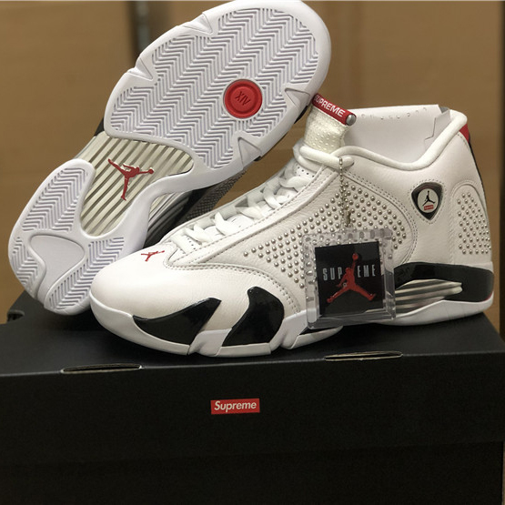 Jordan AJ14 White Red BV7630-106 - DopestKickz