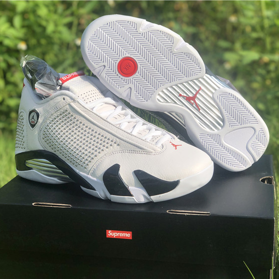 Jordan AJ14 White Red BV7630-106 - DopestKickz