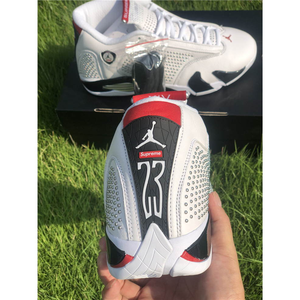 Jordan AJ14 White Red BV7630-106 - DopestKickz
