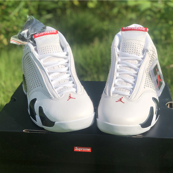 Jordan AJ14 White Red BV7630-106 - DopestKickz