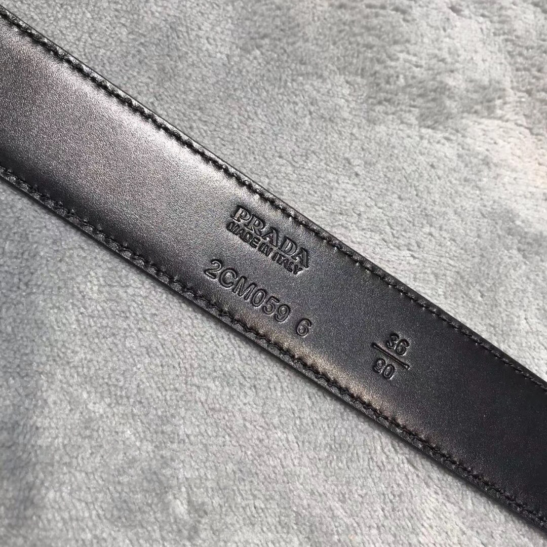 Prada Leather Belt - DopestKickz