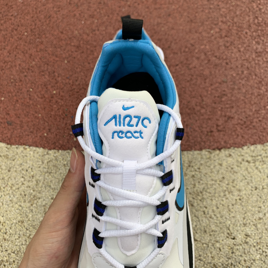 Nike Air Max 270 React HIghlighted In Sky Blue - DopestKickz
