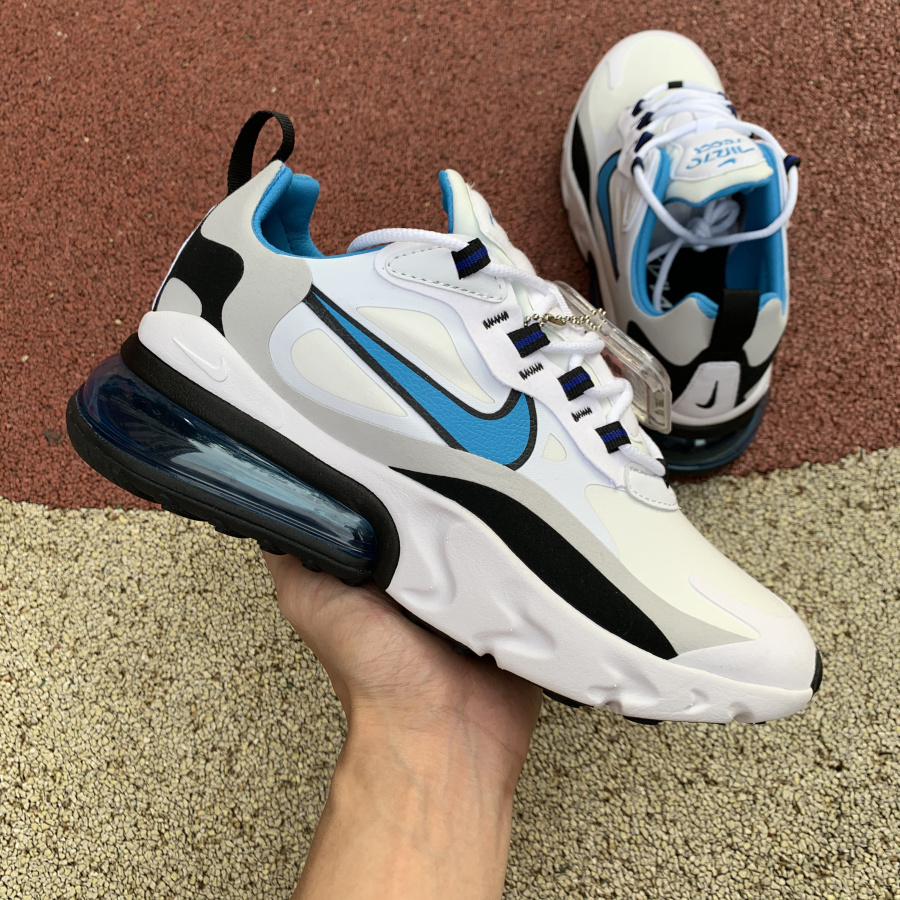 Nike Air Max 270 React HIghlighted In Sky Blue - DopestKickz