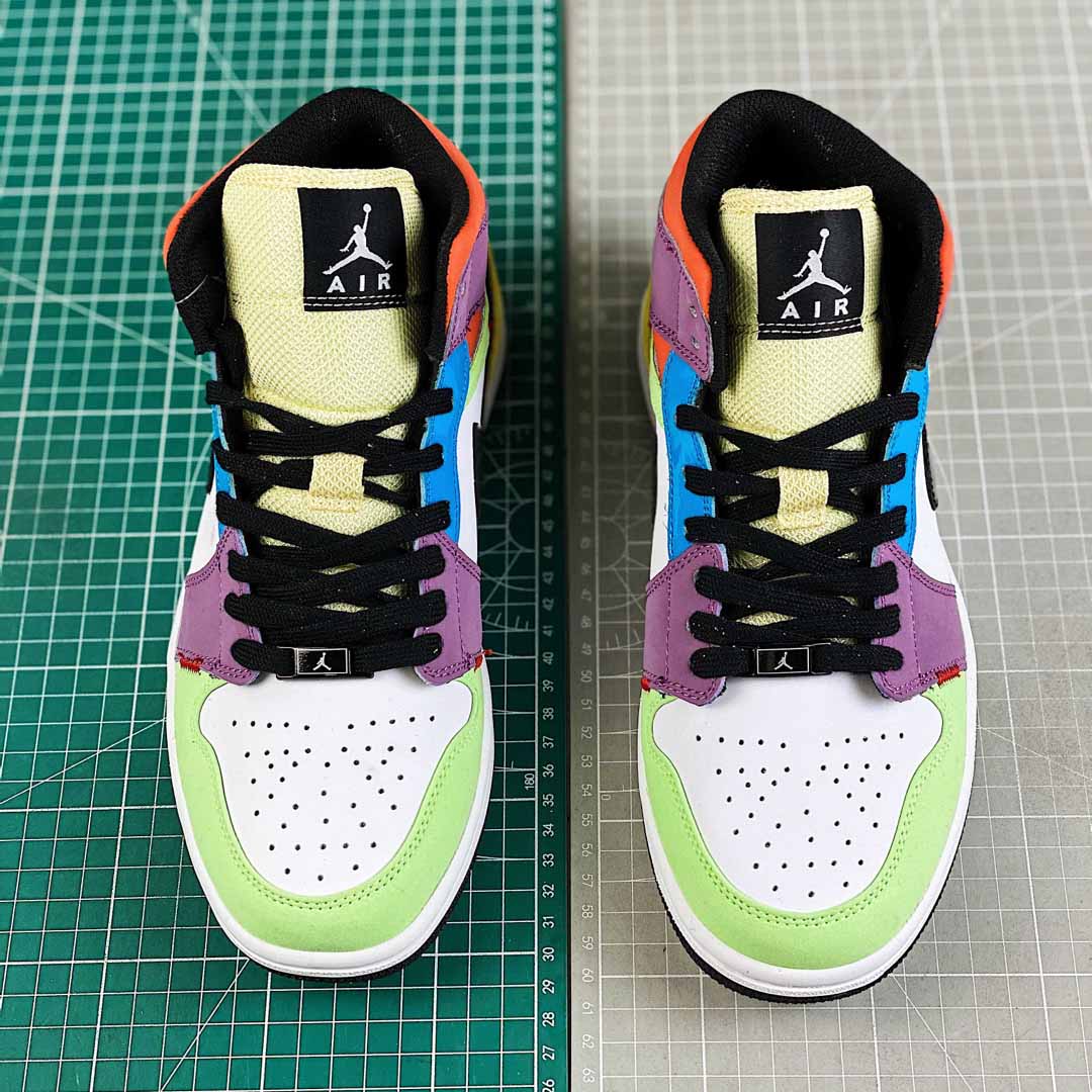 Jordan AJ1 Mid SE “Lightbulb” Multicolor - DopestKickz