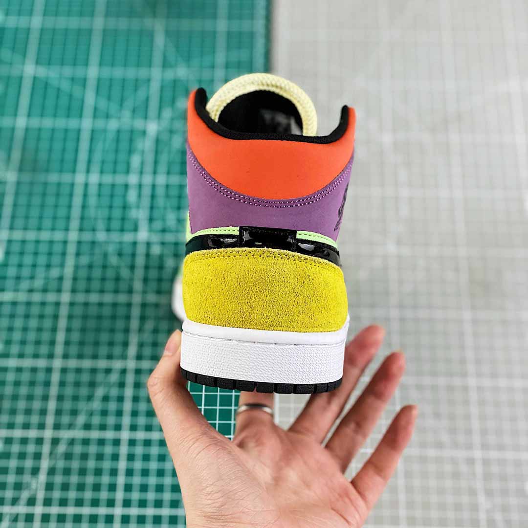 Jordan AJ1 Mid SE “Lightbulb” Multicolor - DopestKickz