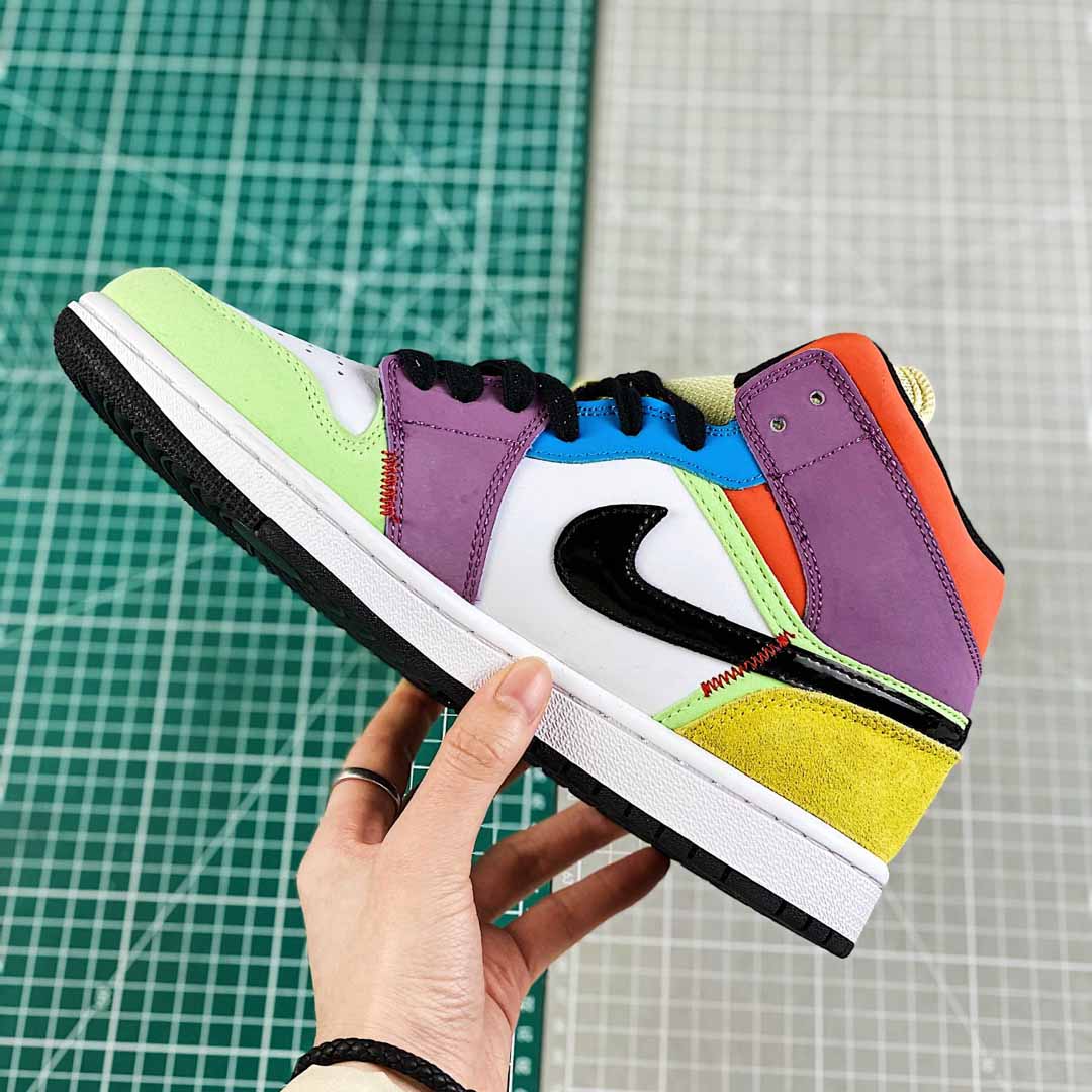 Jordan AJ1 Mid SE “Lightbulb” Multicolor - DopestKickz