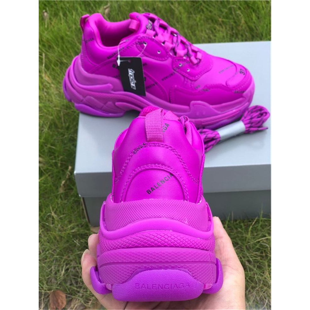 Balenciaga Allover Logo Triple S Sneaker - DopestKickz