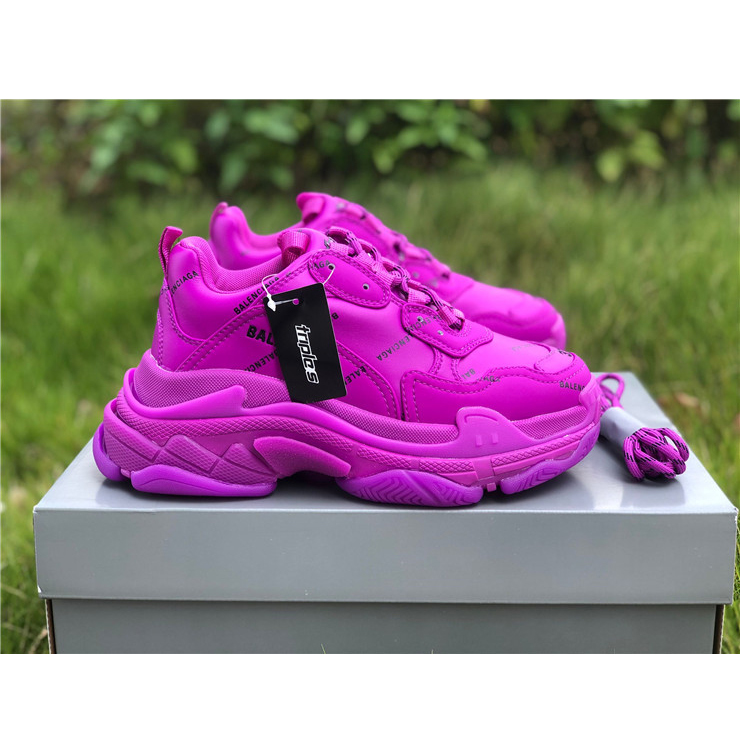 Balenciaga Allover Logo Triple S Sneaker - DopestKickz