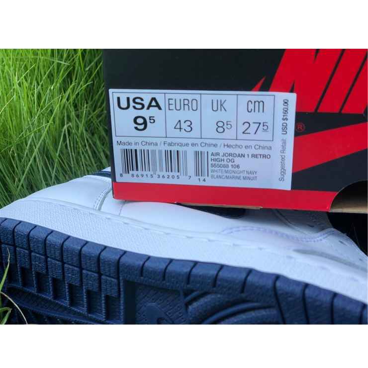 Air Jordan 1 OG Metallic Navy - DopestKickz