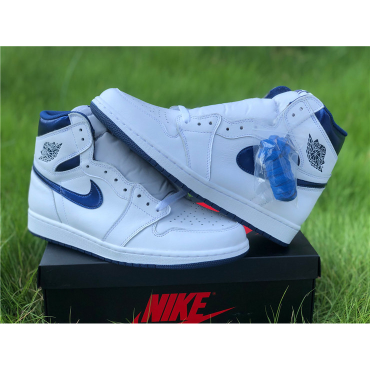 Air Jordan 1 OG Metallic Navy - DopestKickz