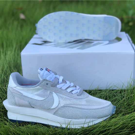 Sacai X Nike Lvd Waffle Daybreak White BV5053-100 - DopestKickz