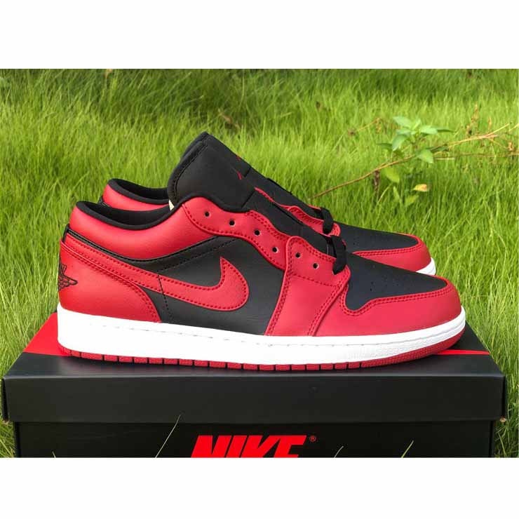 Jordan AJ1 Low Varsity Red 553558-606  - DopestKickz