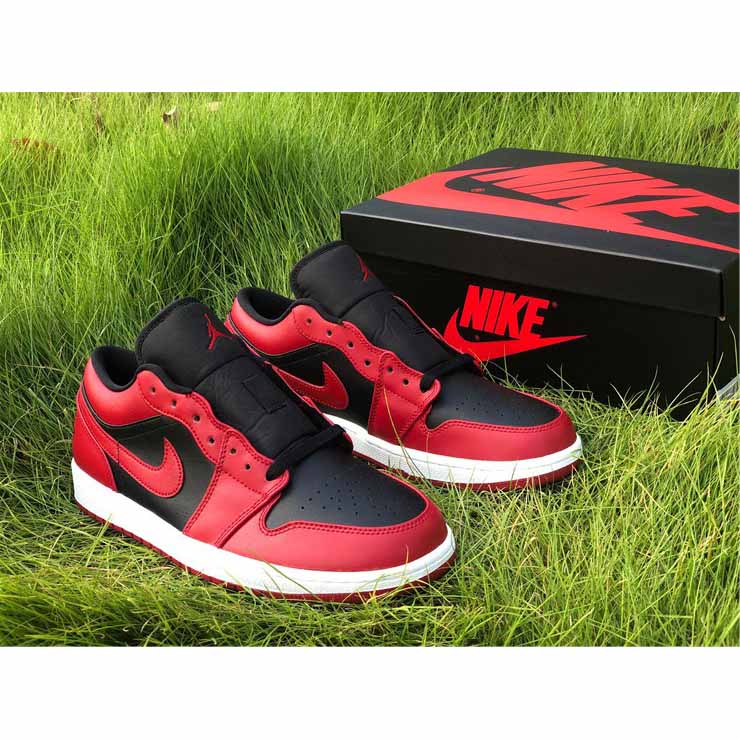 Jordan AJ1 Low Varsity Red 553558-606  - DopestKickz