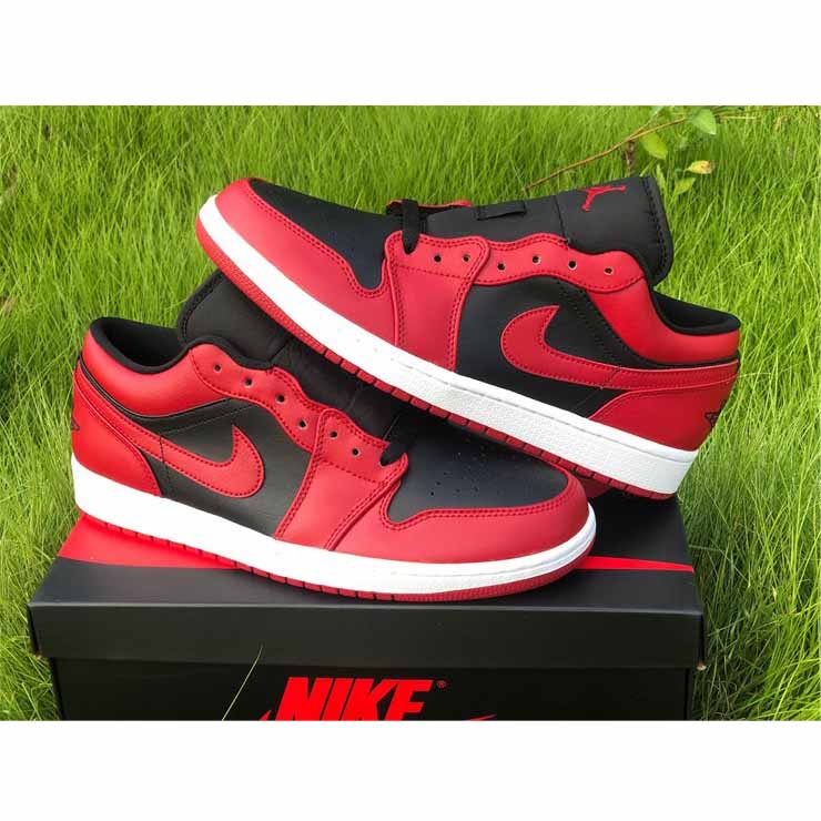 Jordan AJ1 Low Varsity Red 553558-606  - DopestKickz