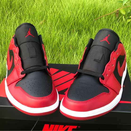 Jordan AJ1 Low Varsity Red 553558-606  - DopestKickz