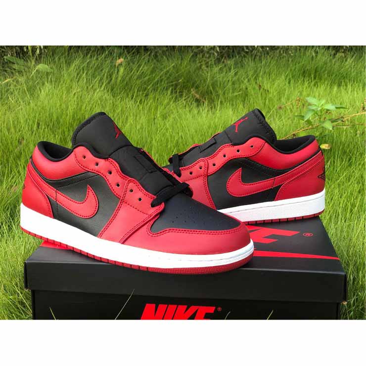 Jordan AJ1 Low Varsity Red 553558-606  - DopestKickz