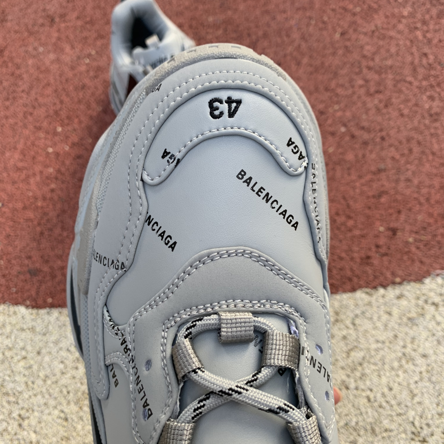 Balenciaga Allover Logo Triple S Sneaker - DopestKickz