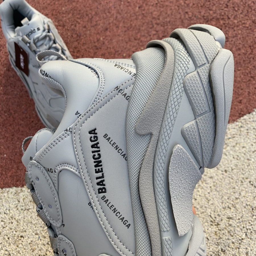 Balenciaga Allover Logo Triple S Sneaker - DopestKickz