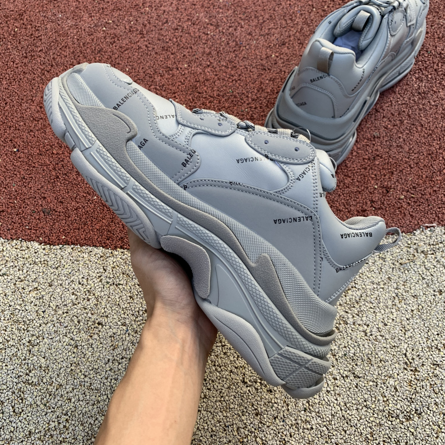 Balenciaga Allover Logo Triple S Sneaker - DopestKickz