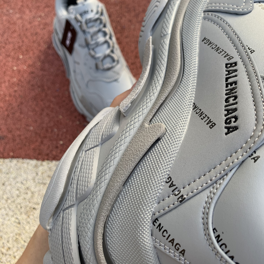 Balenciaga Allover Logo Triple S Sneaker - DopestKickz