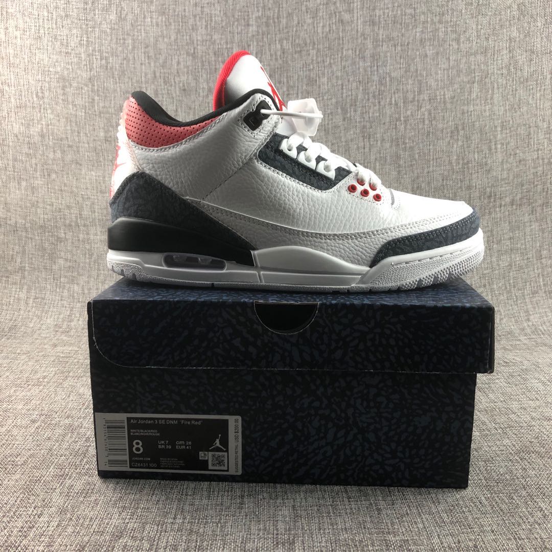 Jordan AJ3 Retro Fire Red - DopestKickz