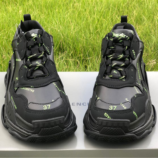 Balenciaga Allover Logo Triple S Sneaker - DopestKickz