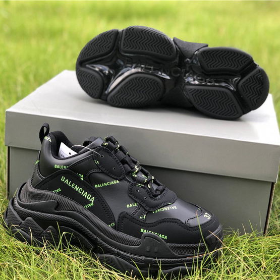 Balenciaga Allover Logo Triple S Sneaker - DopestKickz