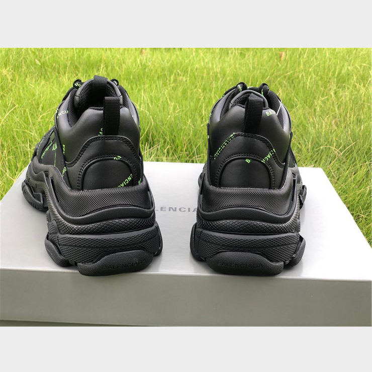 Balenciaga Allover Logo Triple S Sneaker - DopestKickz
