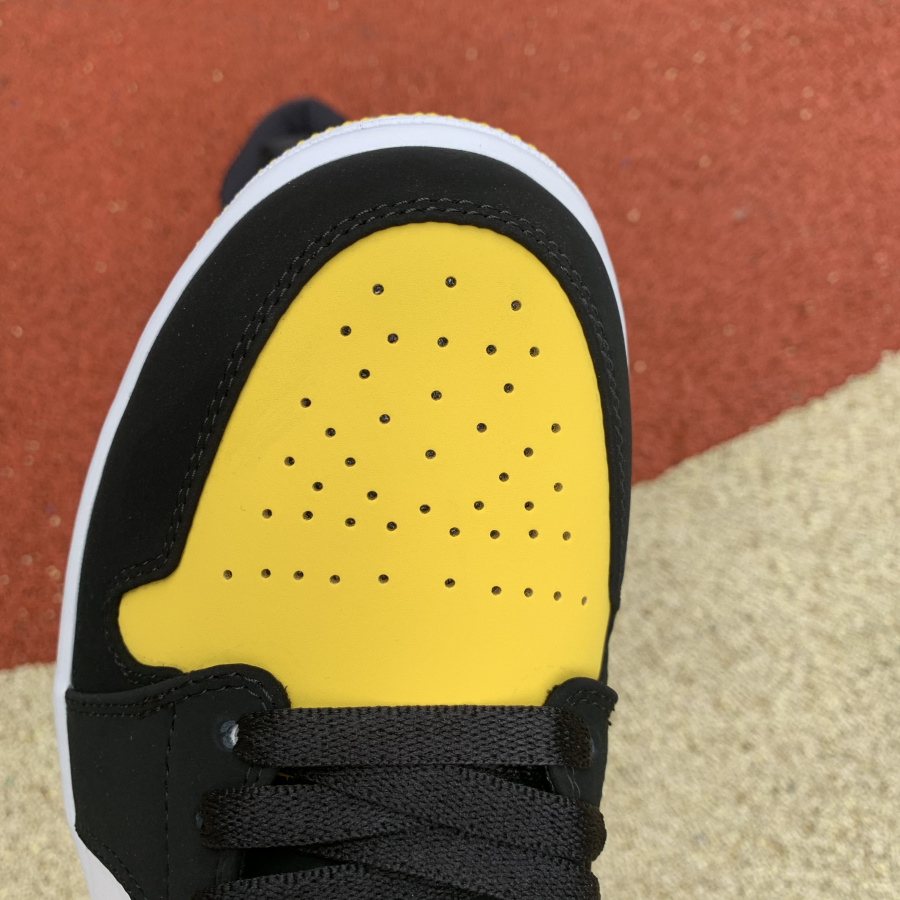 Jordan 1 Mid Yellow Toe Footasylum  - DopestKickz