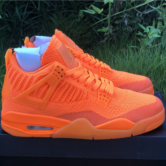 Jordan 4 Retro Flyknit Orange - DopestKickz