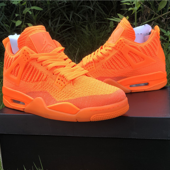 Jordan 4 Retro Flyknit Orange - DopestKickz