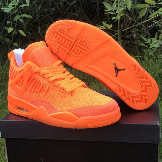 Jordan 4 Retro Flyknit Orange - DopestKickz