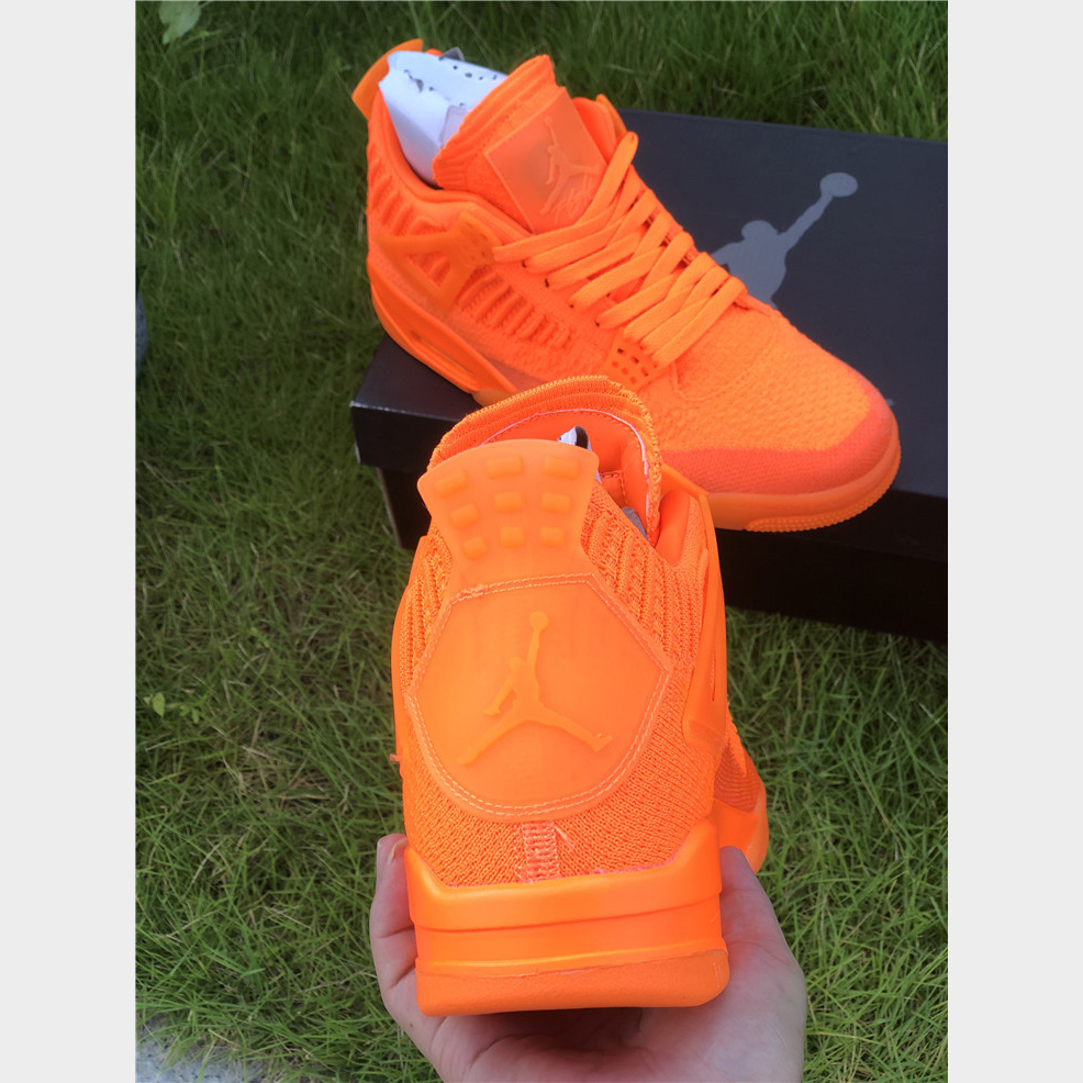 Jordan 4 Retro Flyknit Orange - DopestKickz