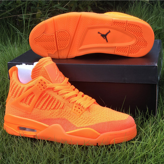 Jordan 4 Retro Flyknit Orange - DopestKickz