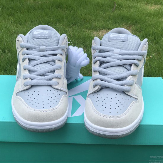 Nike Sb Dunk Low Trd White Summit Wolf Grey AR0778-110 - DopestKickz