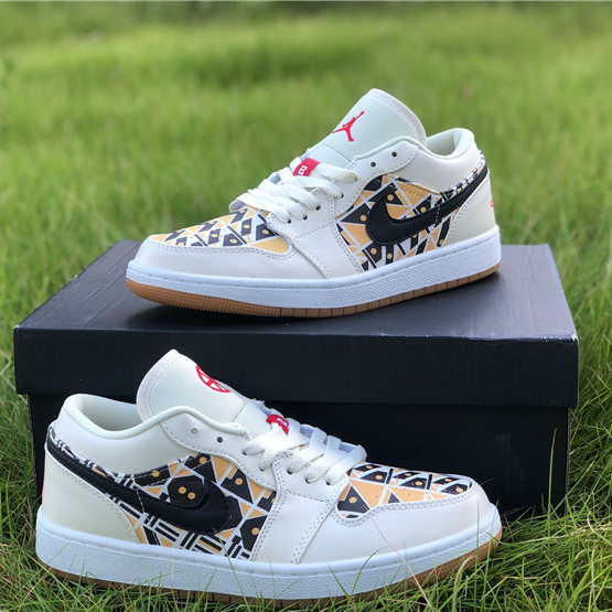 Jordan  AJ1 Low Multi-Color Basketball Shoes CJ4152-101 - DopestKickz