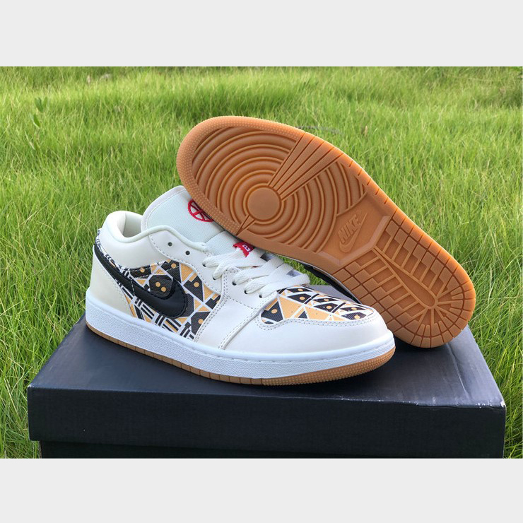 Jordan  AJ1 Low Multi-Color Basketball Shoes CJ4152-101 - DopestKickz