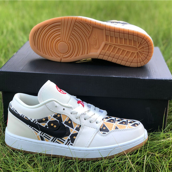 Jordan  AJ1 Low Multi-Color Basketball Shoes CJ4152-101 - DopestKickz