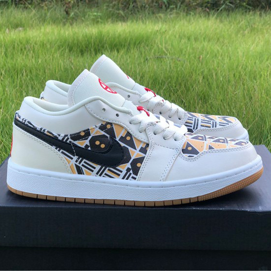 Jordan  AJ1 Low Multi-Color Basketball Shoes CJ4152-101 - DopestKickz