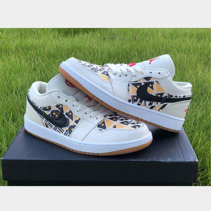 Jordan  AJ1 Low Multi-Color Basketball Shoes CJ4152-101 - DopestKickz