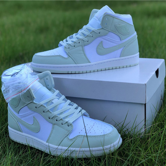 Jordan AJ1 Mid WMNS Spruce Aura CV5280-103 - DopestKickz