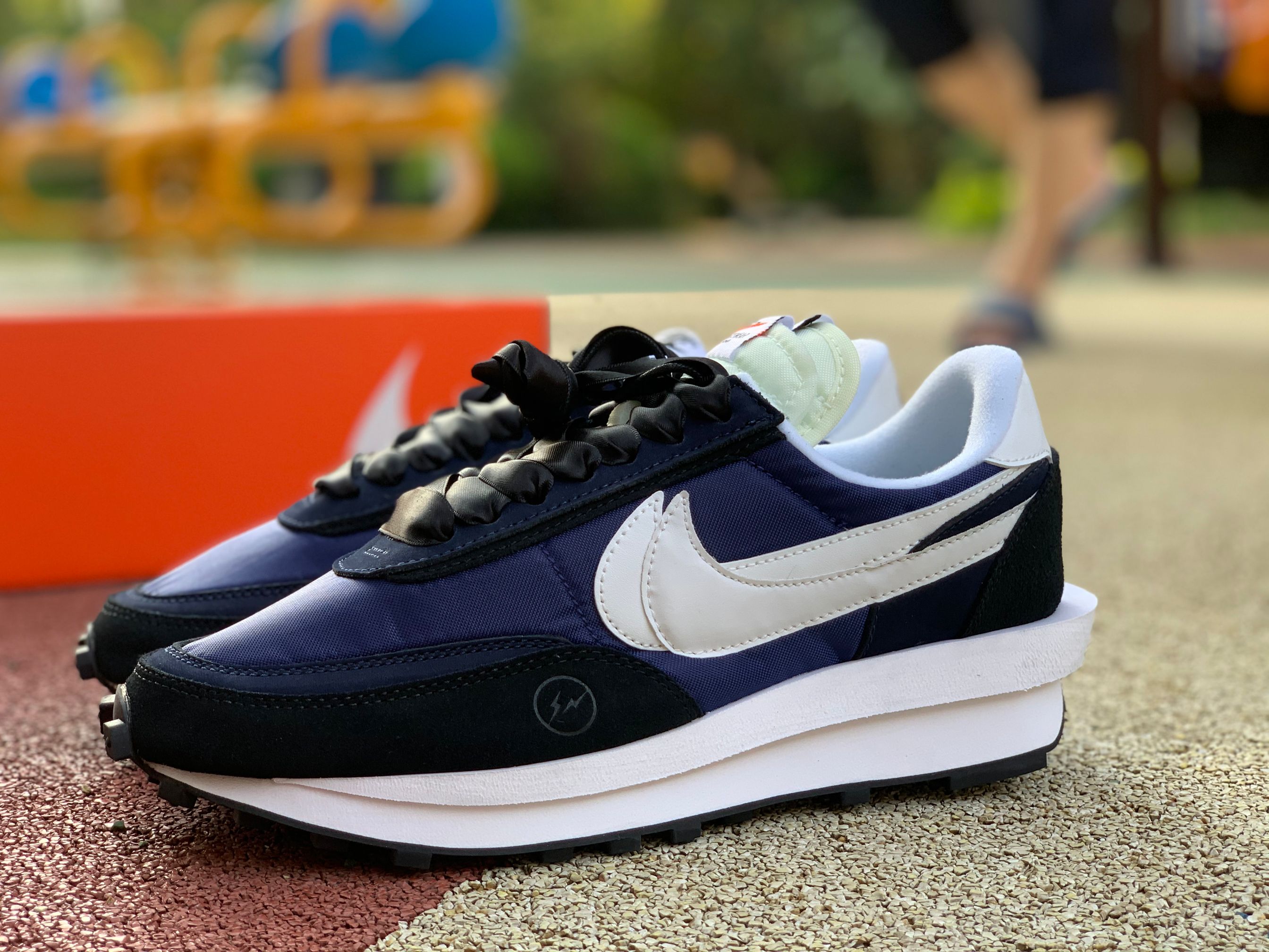 Sacai X Nike Lvd Waffle X Fragment Design - DopestKickz
